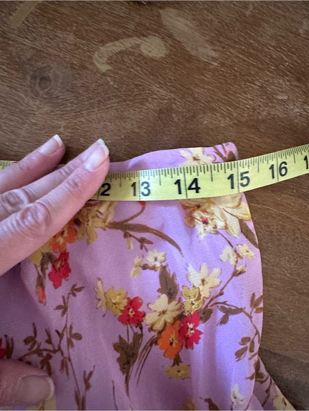 Anthropologie purple chiffon flowy floral maxi skirt ladies size 10 - Picture 5 of 10